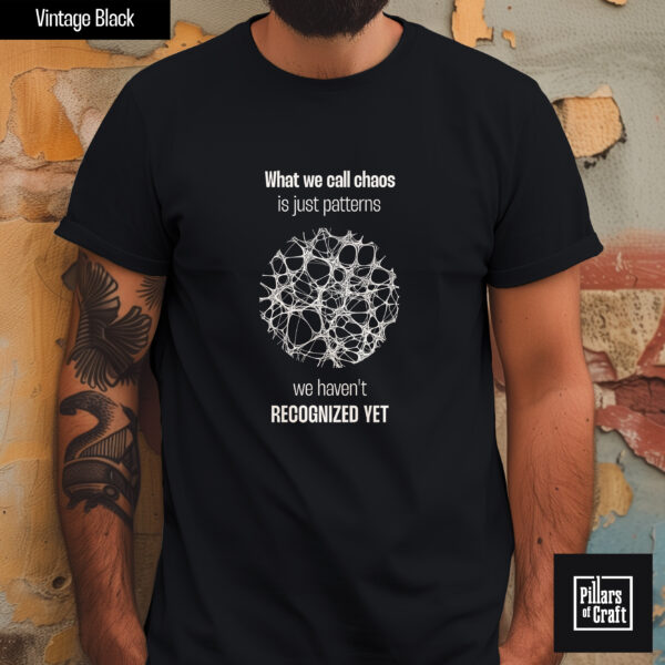 What we call chaos shirt, Chaos theory shirt, Chaos and pattern shirt, Inspirational shirt